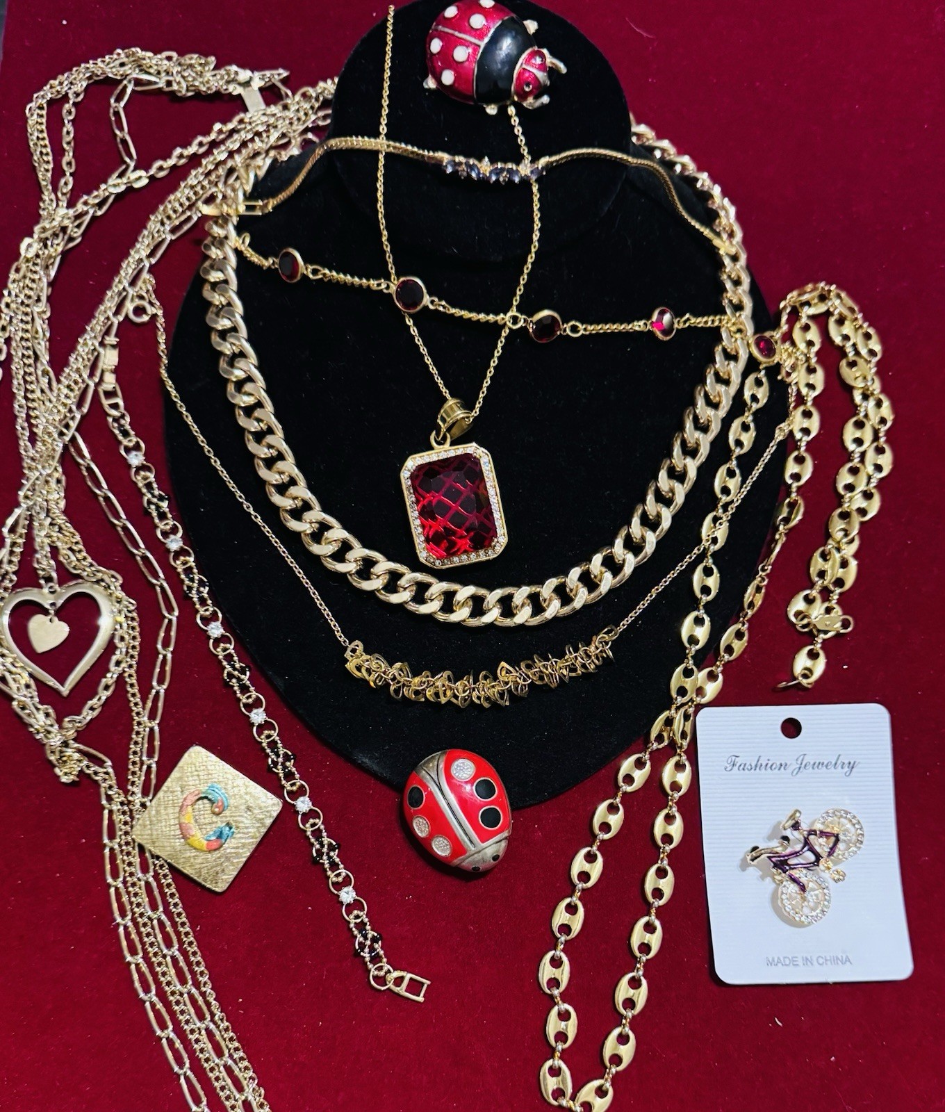 Vintage High End Costume Jewelry Mamselle Monet Napier Japan Sarah Coventry TRUM