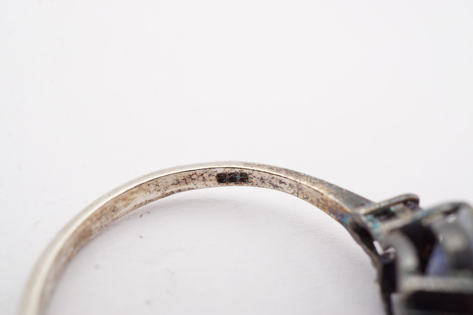Vintage Sterling Silver 925 Iolite Ring Size 7
