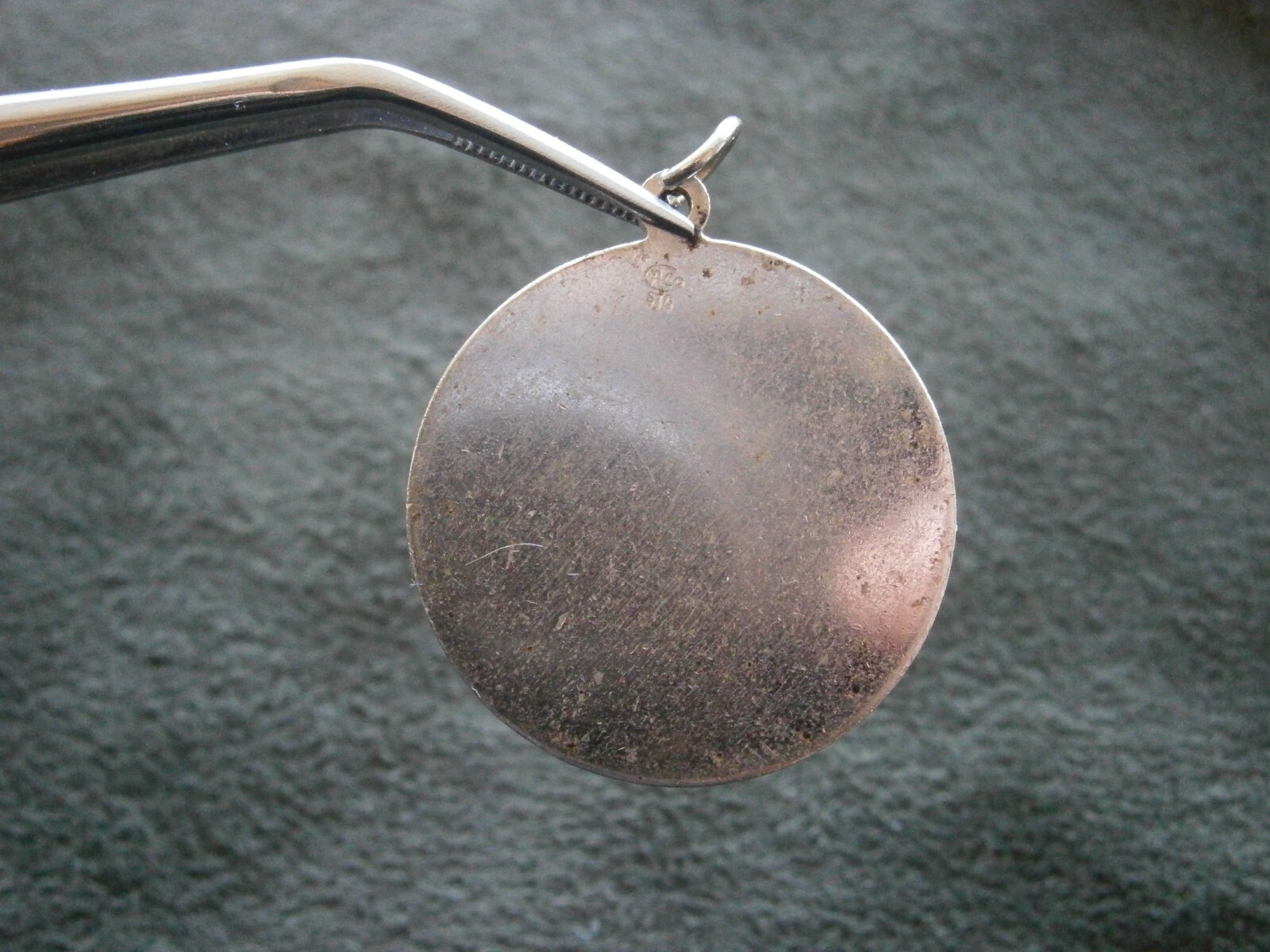 AC CO Large Engraved Colorado Vintage Sterling Silver Travel Bracelet Charm 3.3g