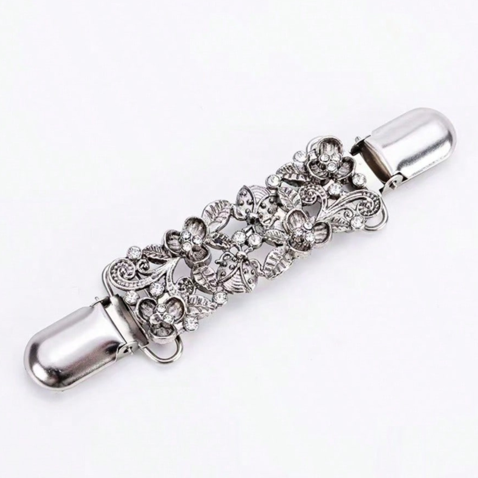 3Pcs Sweater Clips Vintage Dress Clip Back Cinch Shawl Cardigan Collar Clip