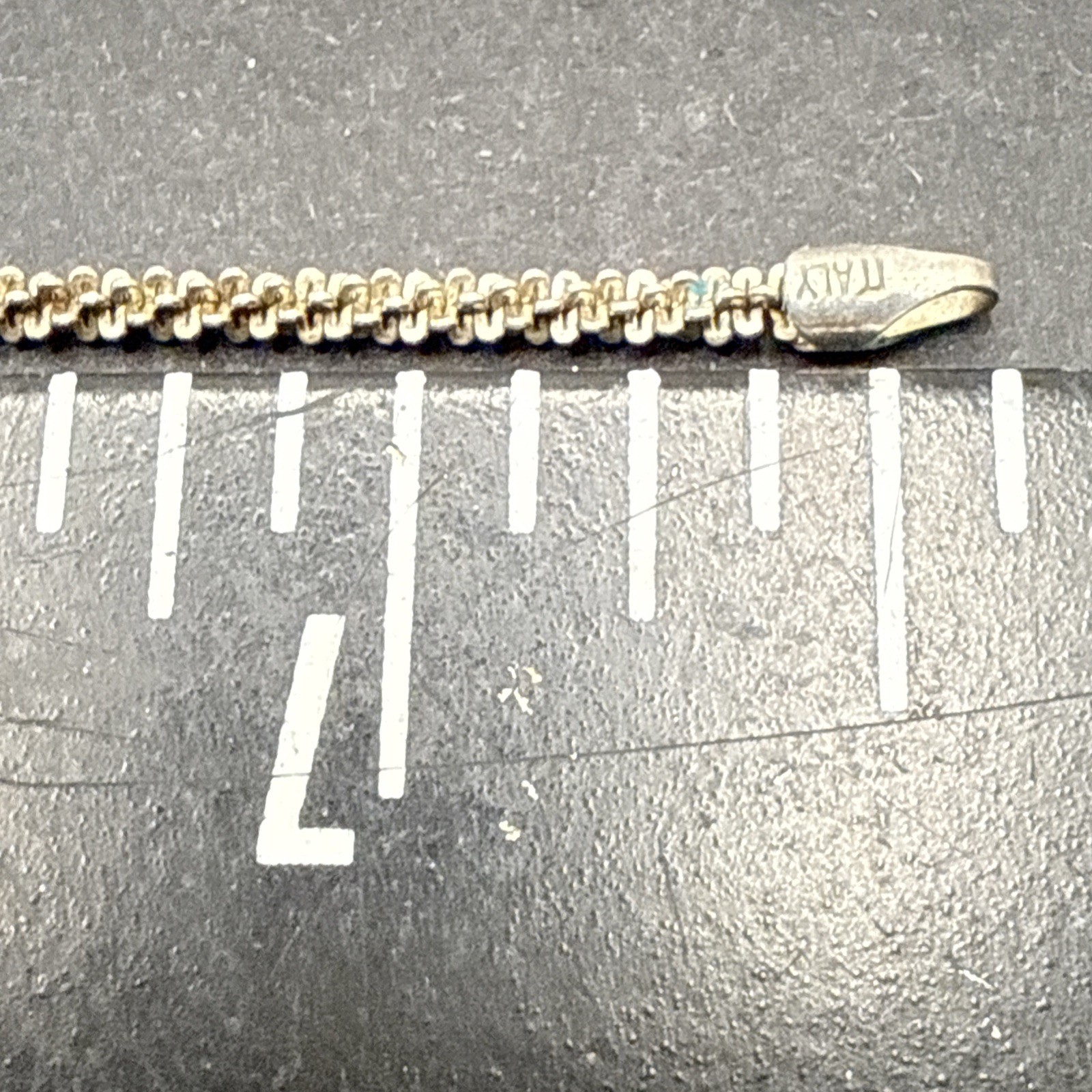 Vintage Italian 925 Sterling Silver 7.5″ Popcorn Chain Bracelet