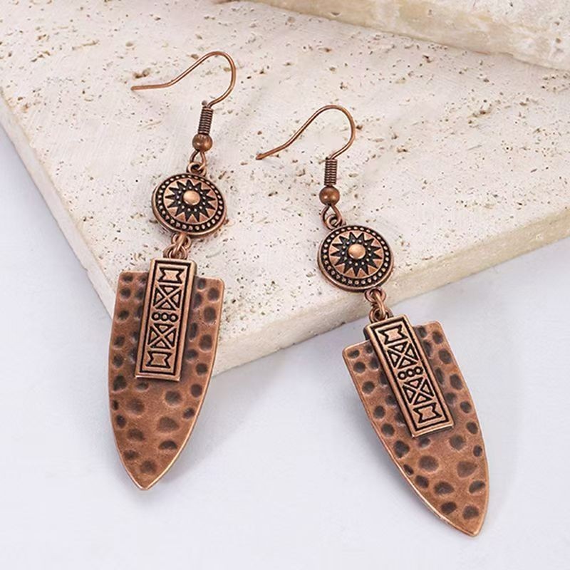 Vintage ethnic style earrings Bohemian Maillard jewelry