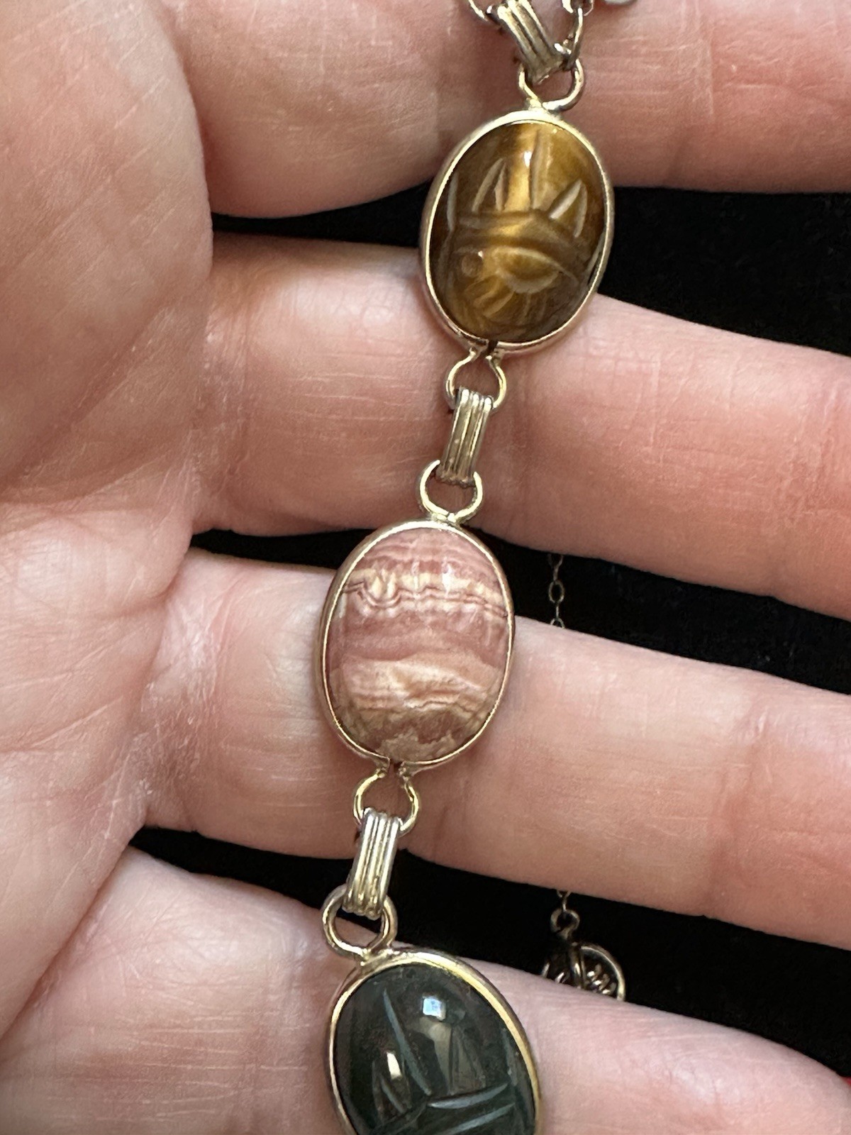 Vintage Lady Hadley 12k GF Scarab Bracelet