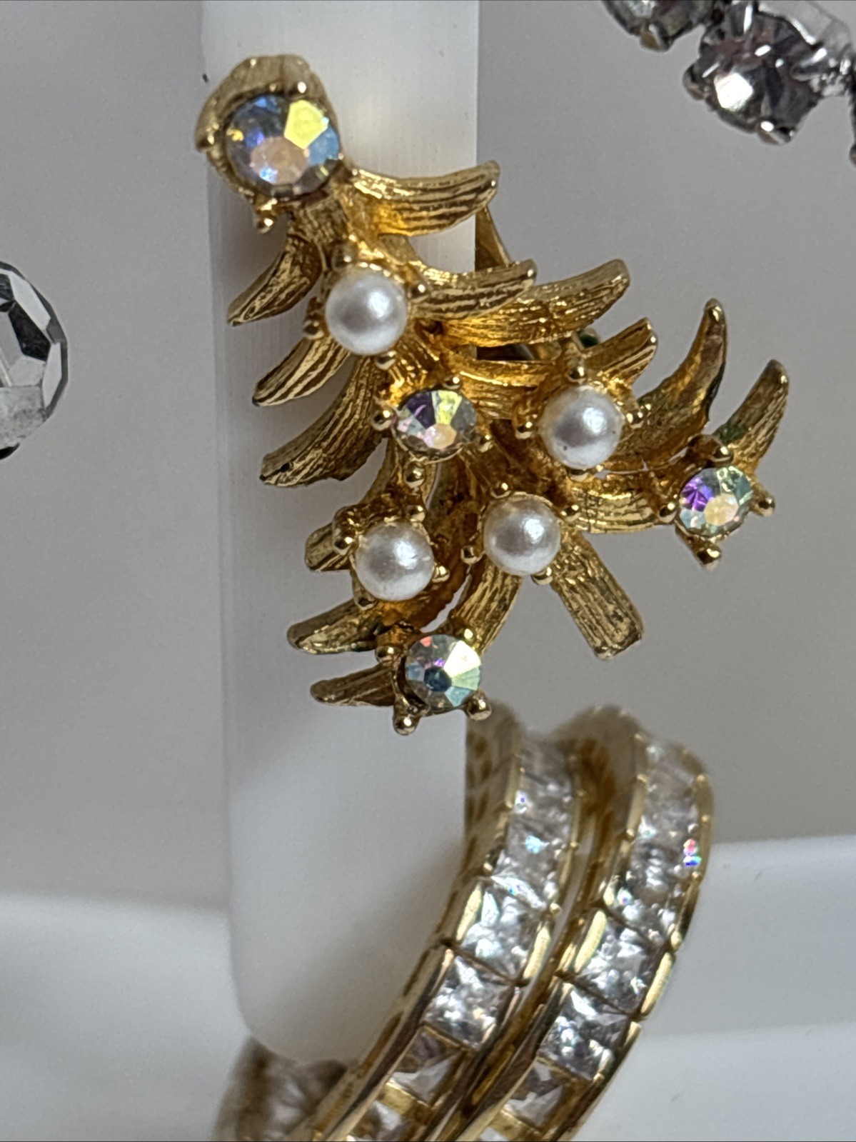 Vintage ALL Signed Rhinestone Jewelry Lot Weiss, Carnegie, Sterling, Madewell