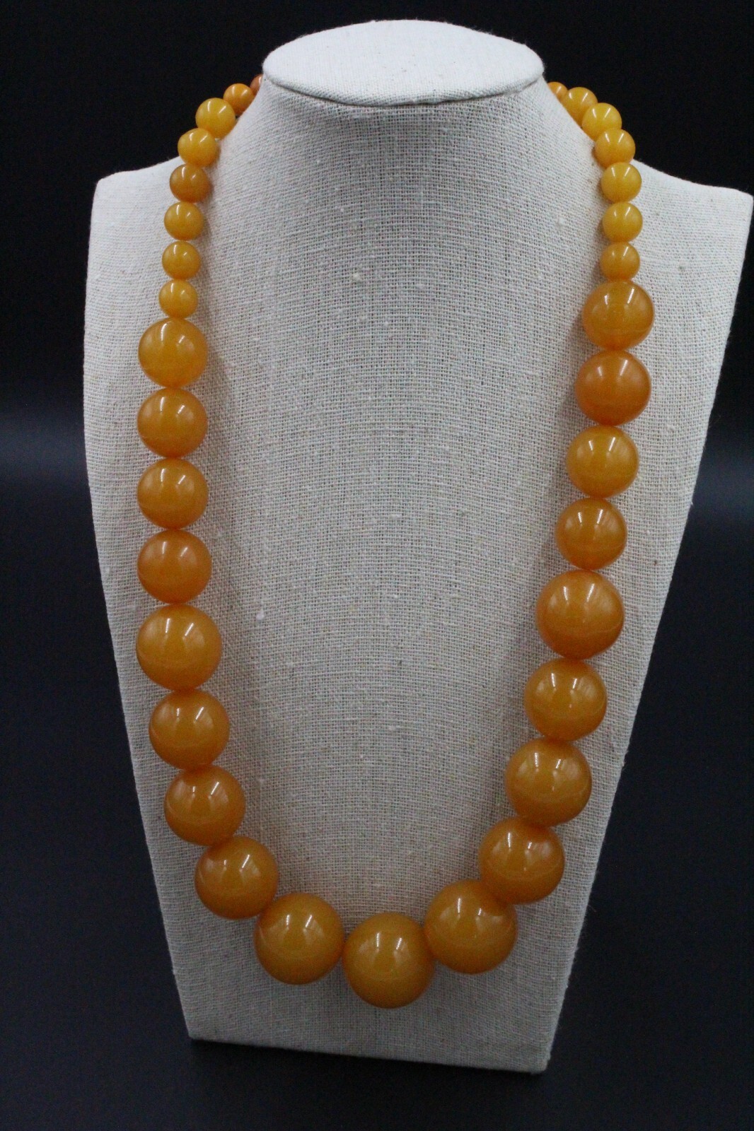 Authentic Baltic Amber Necklace Gift Ball Amber Yellow Necklace auction