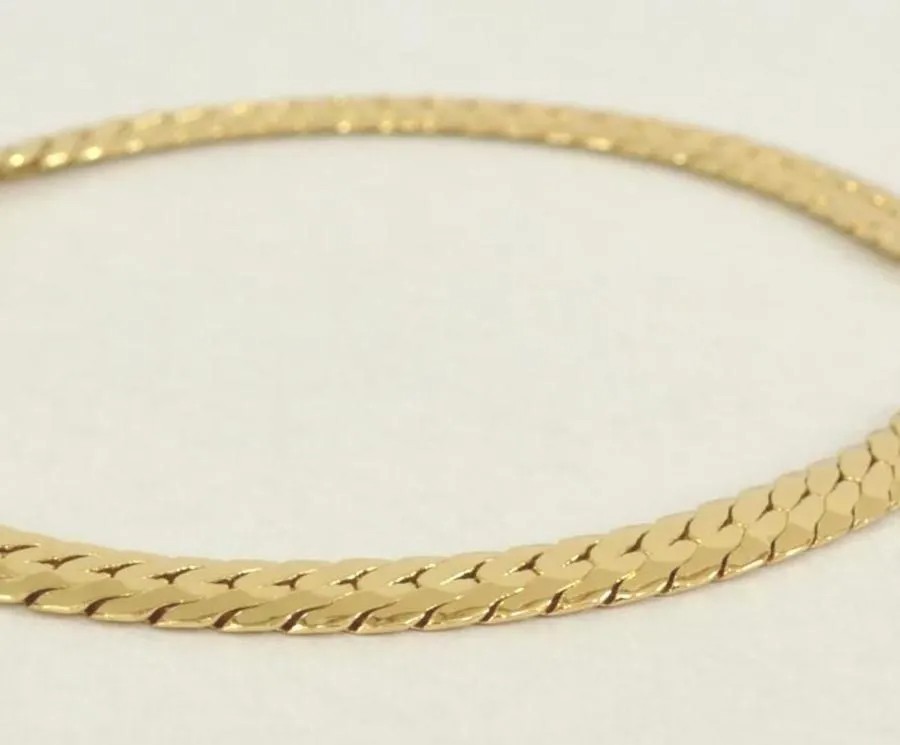 Vintage Christian Dior Pearl Crystal Collar Necklace Signed C Dior 1980s Choker