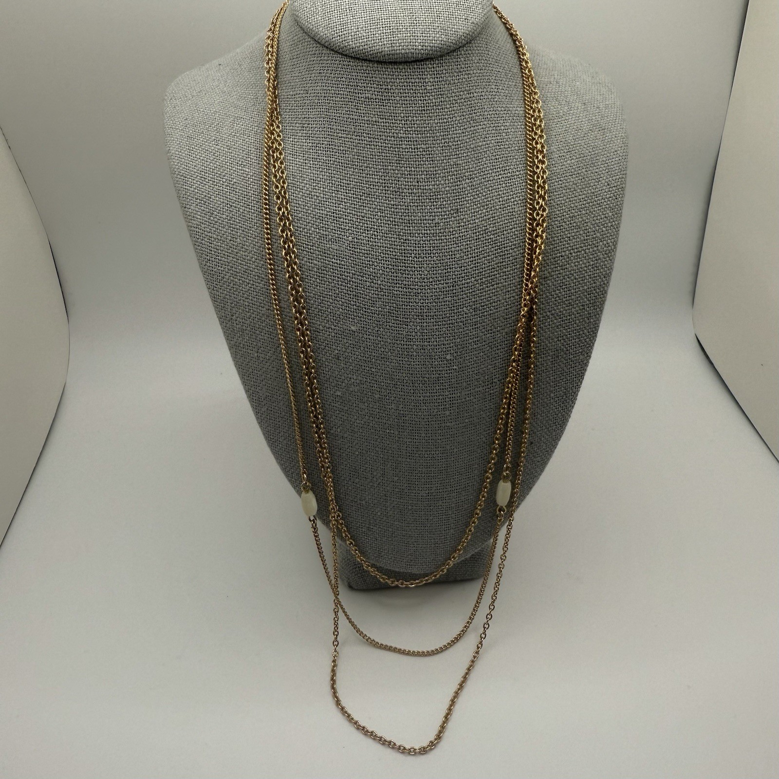 Vintage Mixed Lot of Gold Tone Jewelry Necklace Ring Bracelet Pin