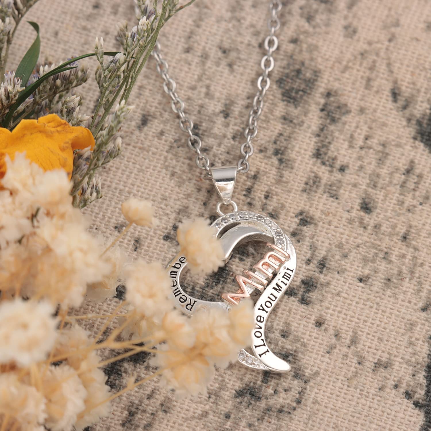 AHAETH Gifts for 26*20mm/1*0.78″ (pendant), 46+5cm/18+2″ (necklace), White