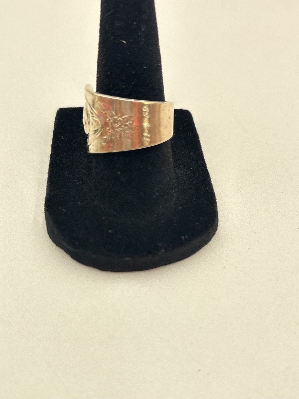 Vintage Oneida Gerber Baby Spoon Ring Adjustable Size 7