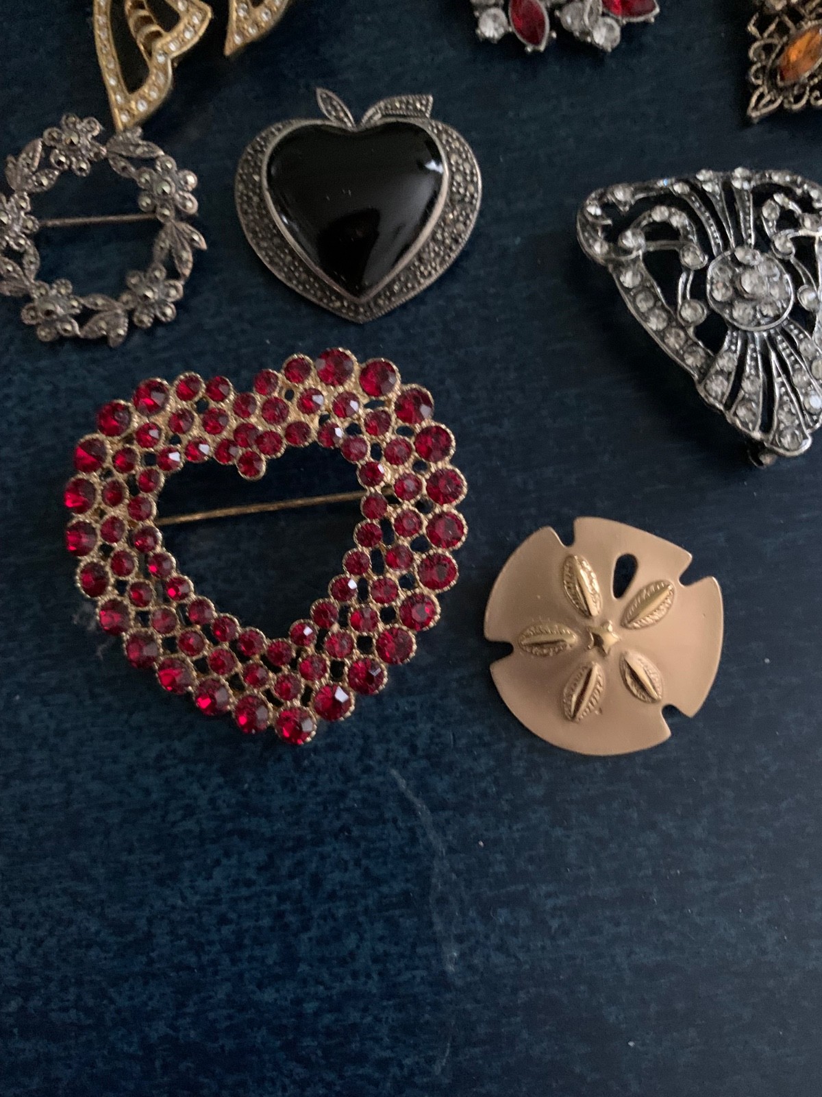 Lot 10 Assorted Pins Monet Avon