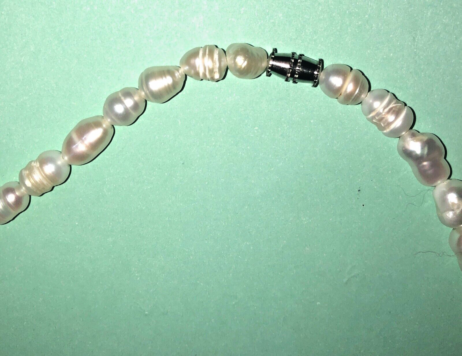 Vintage Freshwater Pearl Necklace 18 3/4′