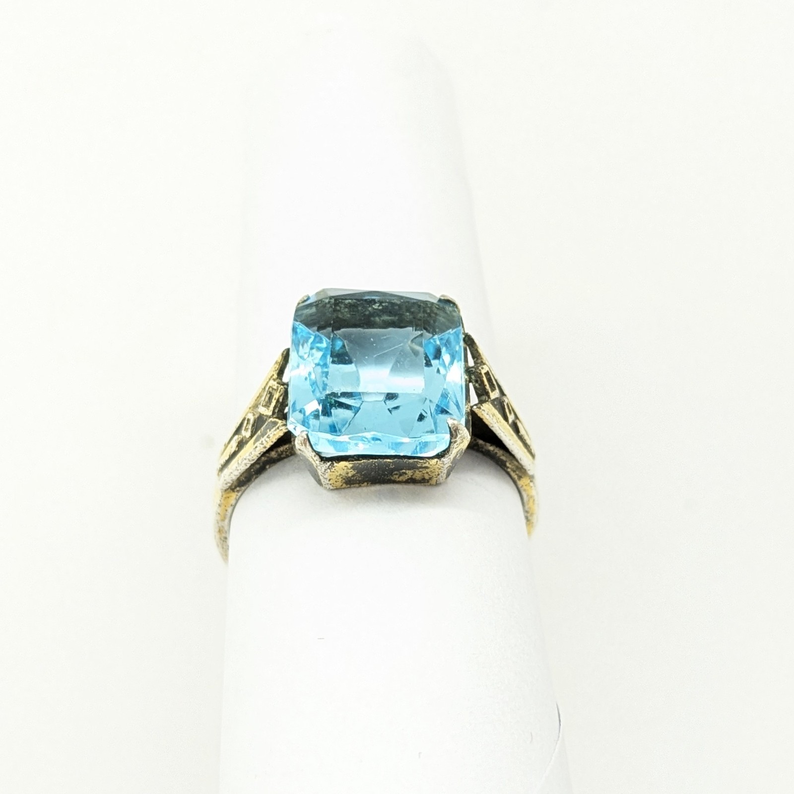 Vintage Luxury Soviet RING Silver⭐875 stamp Star USSR-size: 8US (18.5mm) UA #100