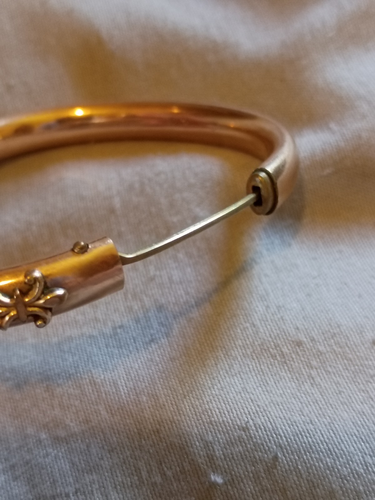 Antique Repurposed D.I.X. Gold Filled Bracelet.