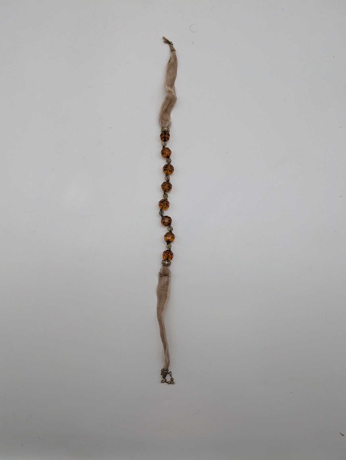 Monet Gold Tone Bracelet With Yellow/ Brown Stones EUC