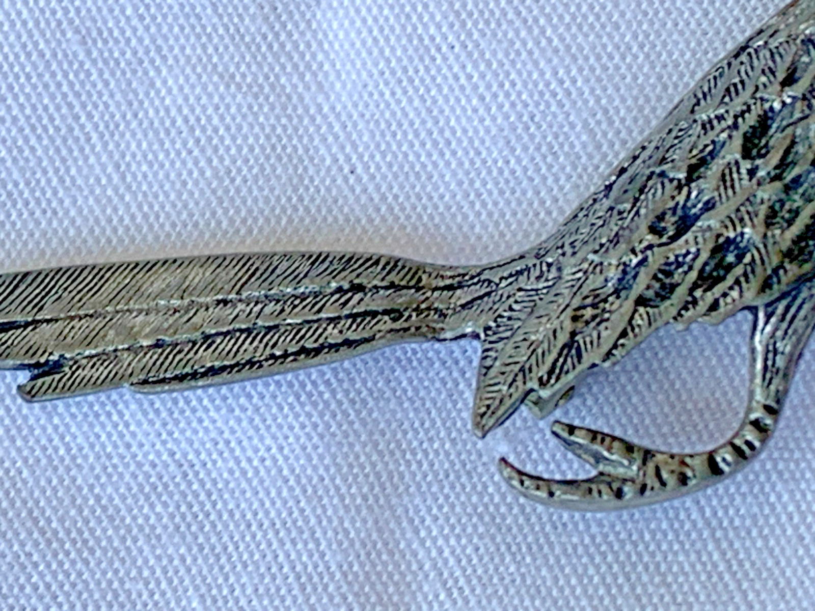 2 Roadrunner Pins Silver-tone South Western Jewelry 1-J. Ritter & 1-Foritt