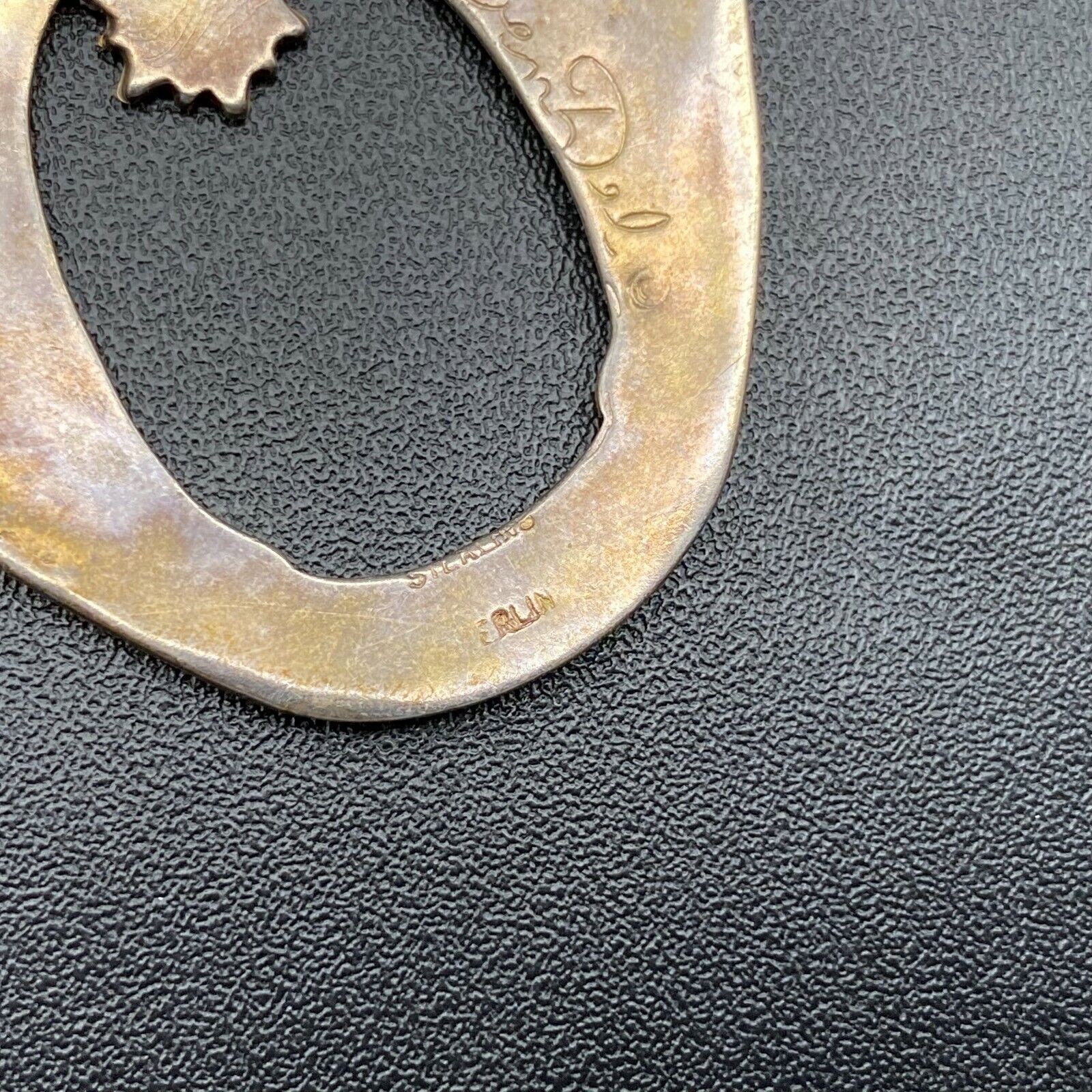 Vintage Gwen Del Swan Star Sterling Silver Pin Brooch