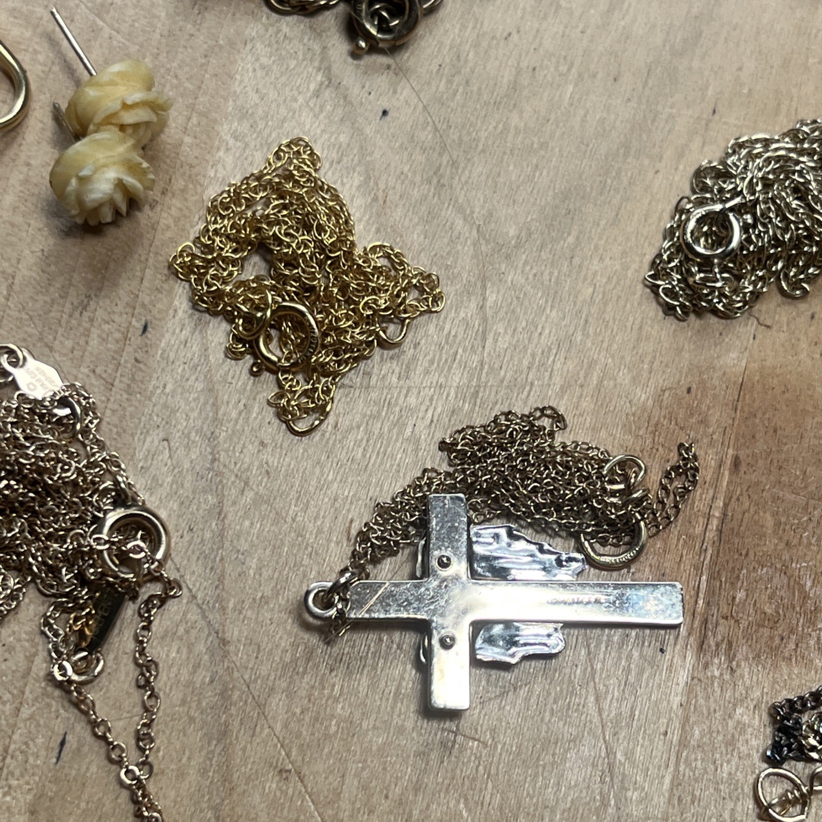 Mixed Lot of 1/20 12K Gold Filled & Other Gold GF — Pins, Bracelets Lot – J1