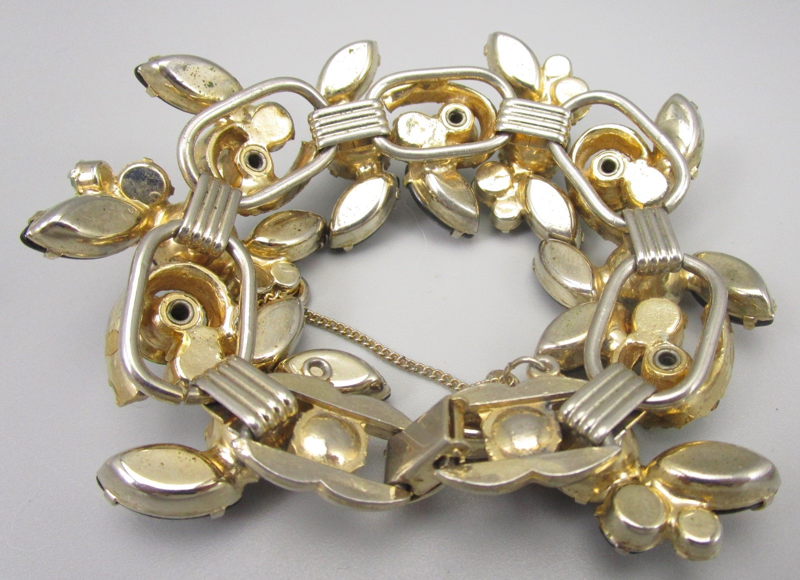 RARE JULIANA DELIZZA & ELSTER AVENTURINE GLASS BRACELET W/ COORDINATING EARRINGS