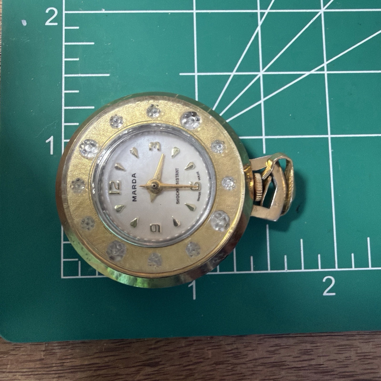 Vintage Marda (Saxony) Swiss Made Pendant Watch. Manual Winding, Not Working!!!