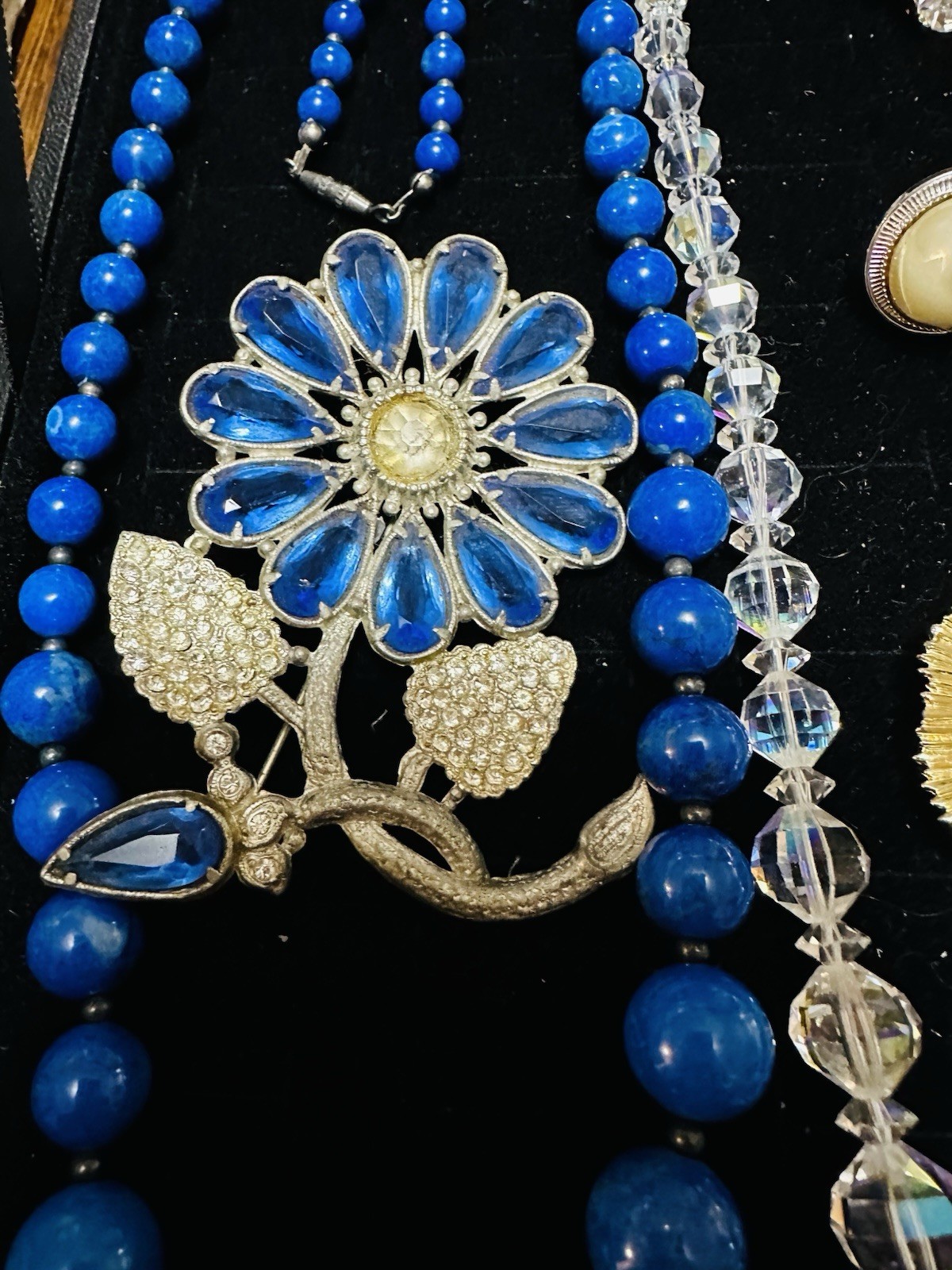 Vintage & Antique Lot Of 10 Costume Jewelry Some Signed