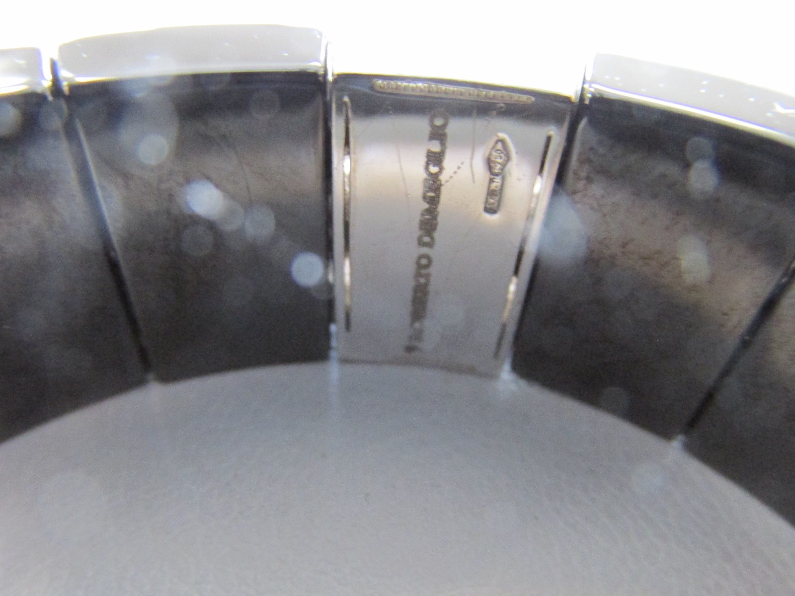 Roberto Demeglio Black Ceramic Expanding Link Bracelet 18k/ Diamonds MAKE OFFER