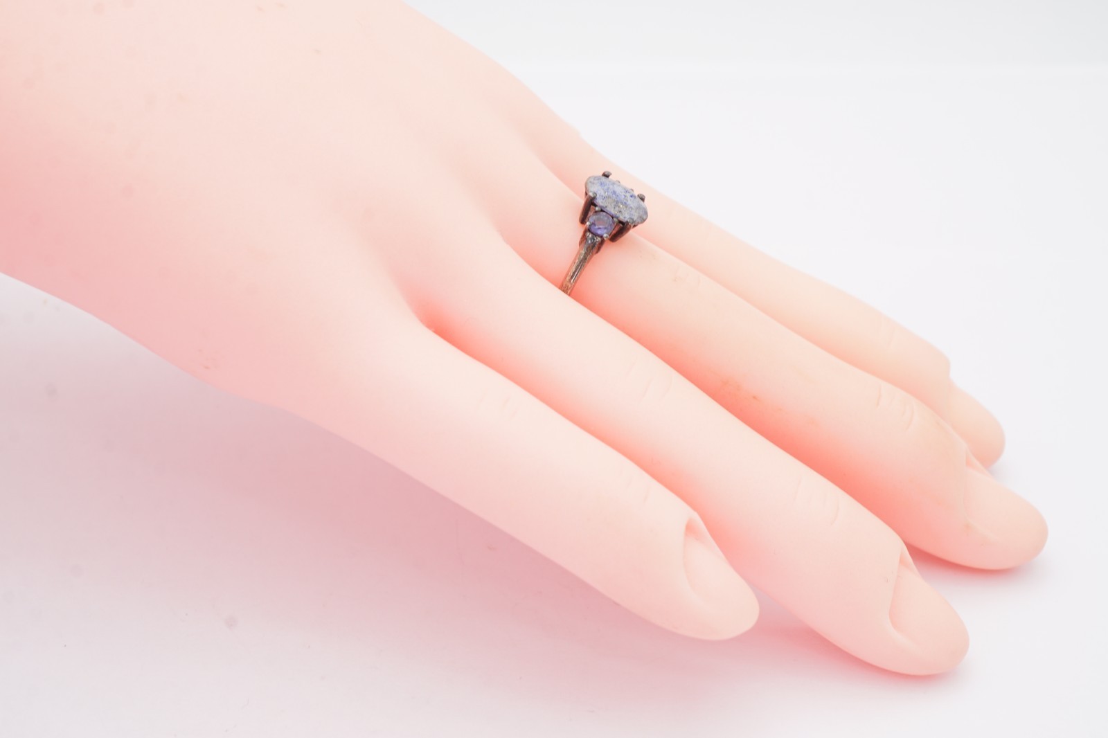Vintage Sterling Silver 925 Iolite Ring Size 7