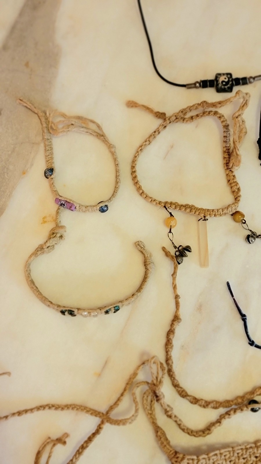 Authentic Grateful Dead Road-Worn Lot Jewelry Collection | Dancing Bears · Hemp
