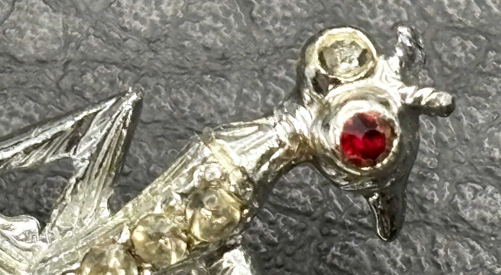 Vintage Lot Of 3 Insects 2 Praying Mantis 1 Beetle Brooch Enamel Crystal Bug Pin