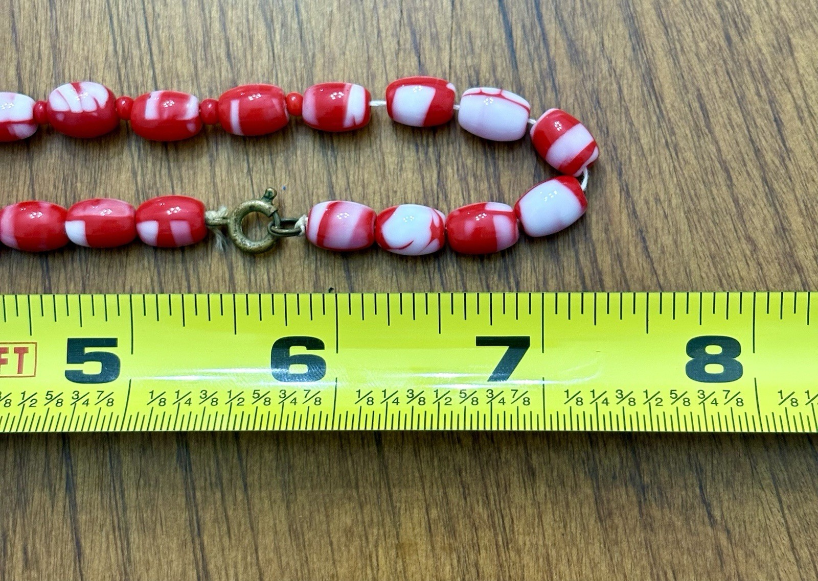 Vintage 1930 – 1960 Plastic Single Strand Beaded Necklace Lot MCM Art Deco