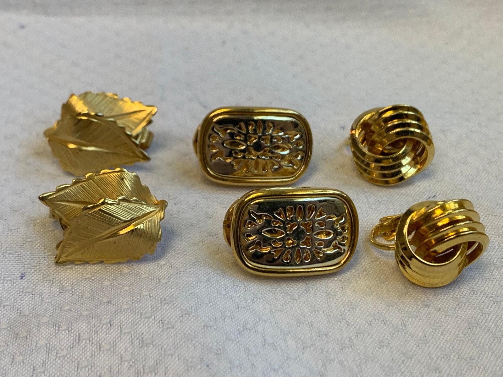 Vtg Clip-On Earring Lot Costume Jewelry Panetta Lisner Marvella Monet Avon