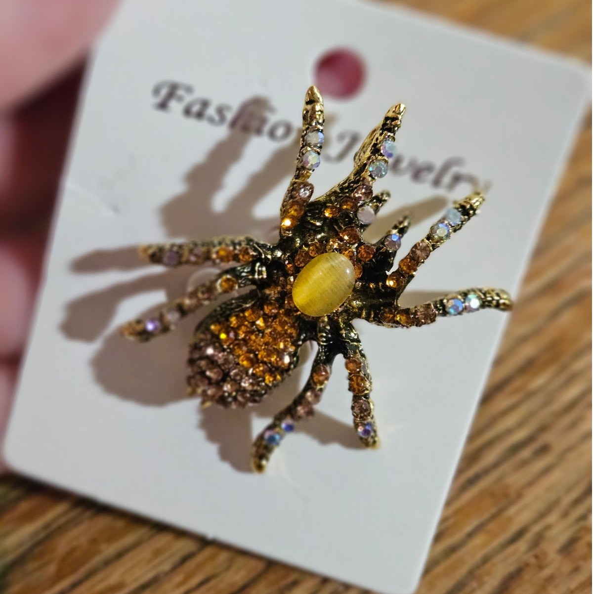 Boutique Witchy Whimsygoth Gothic Punk Grunge Retro Grannycore Spider Brooch