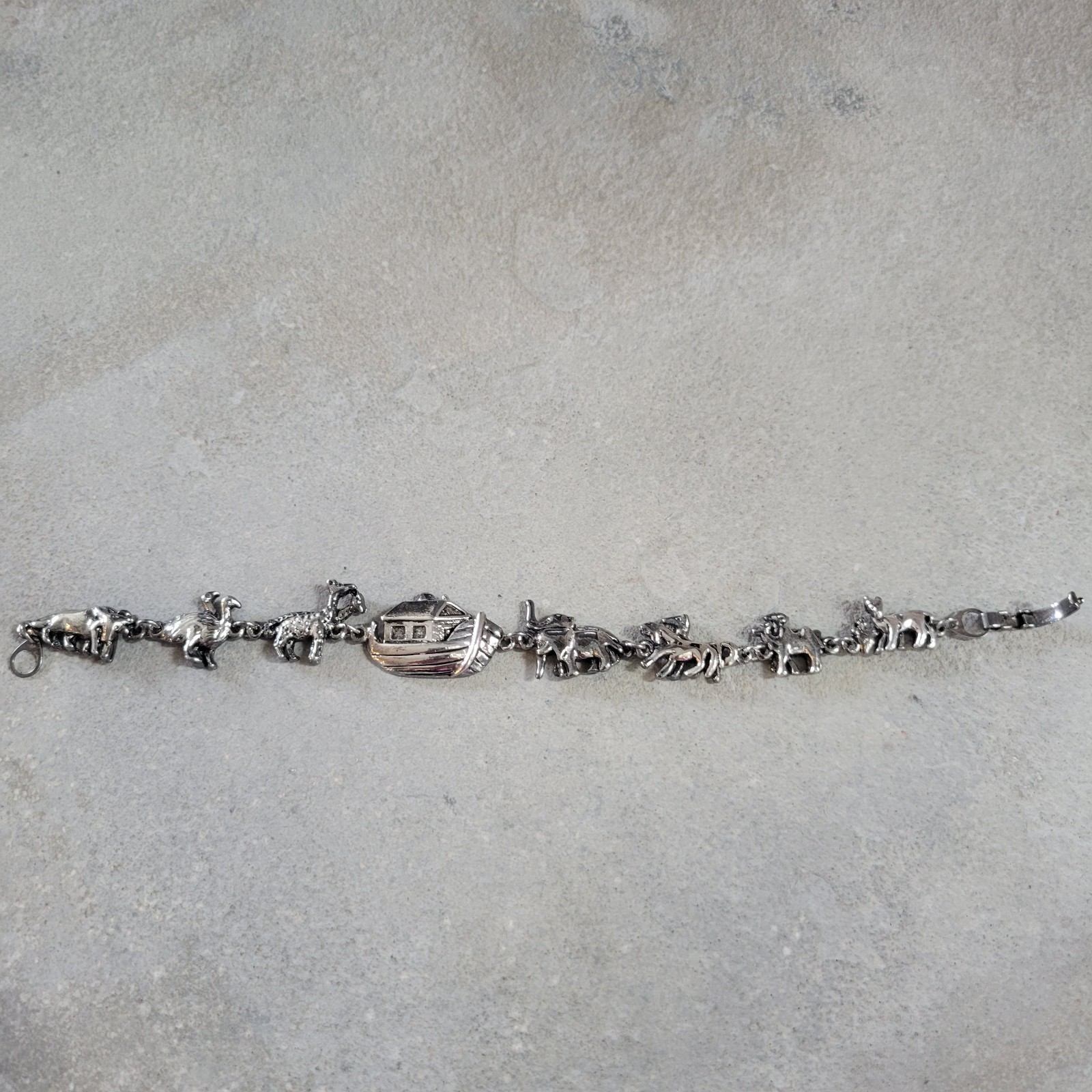 Noah’s Ark Animals Christian Religious Boat 7 Inch Jewelry Bracelet