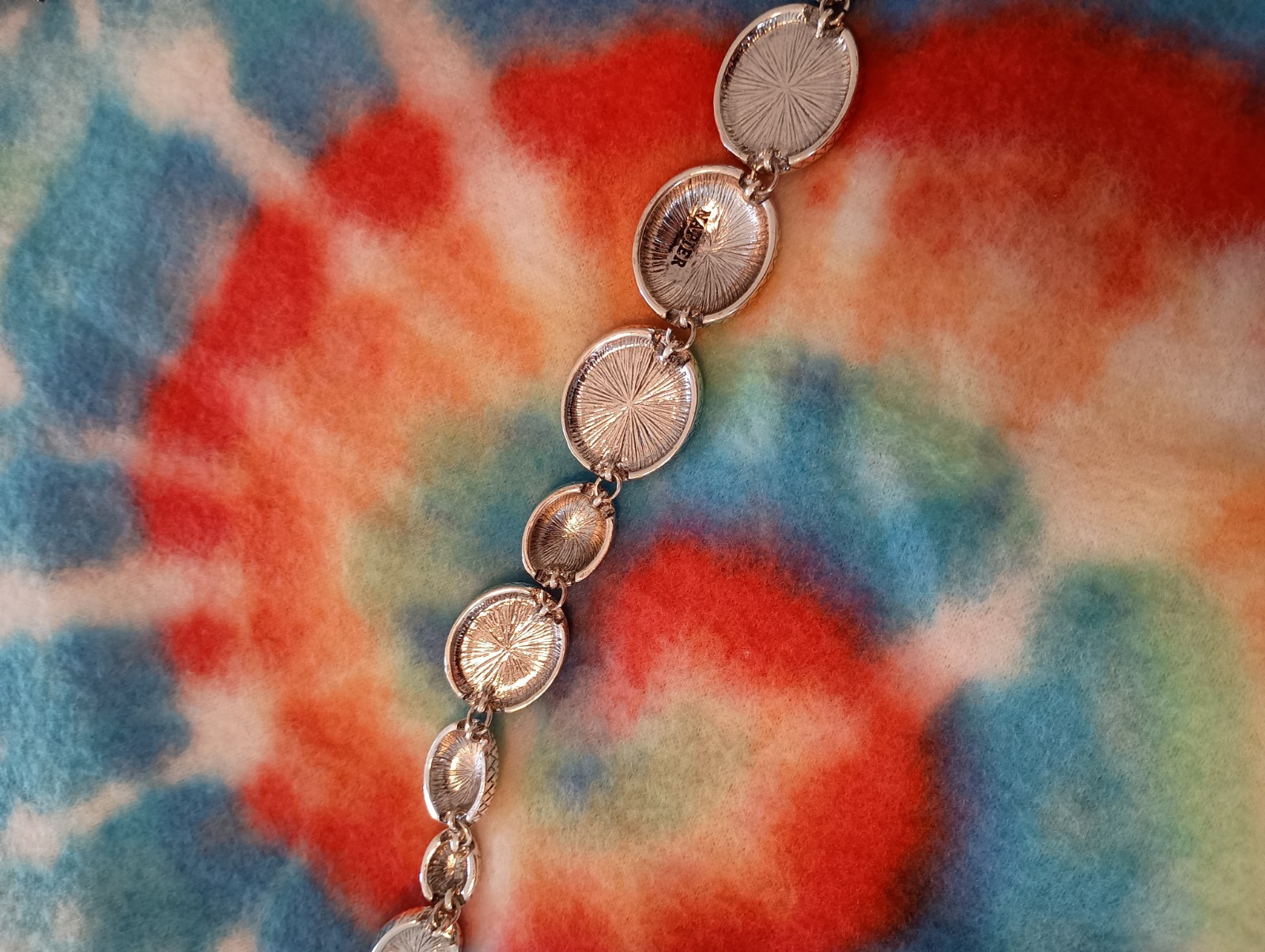 NEW Napier Silver Tone Turquoise Western Collar Necklace w/ Stretch Bracelet Set