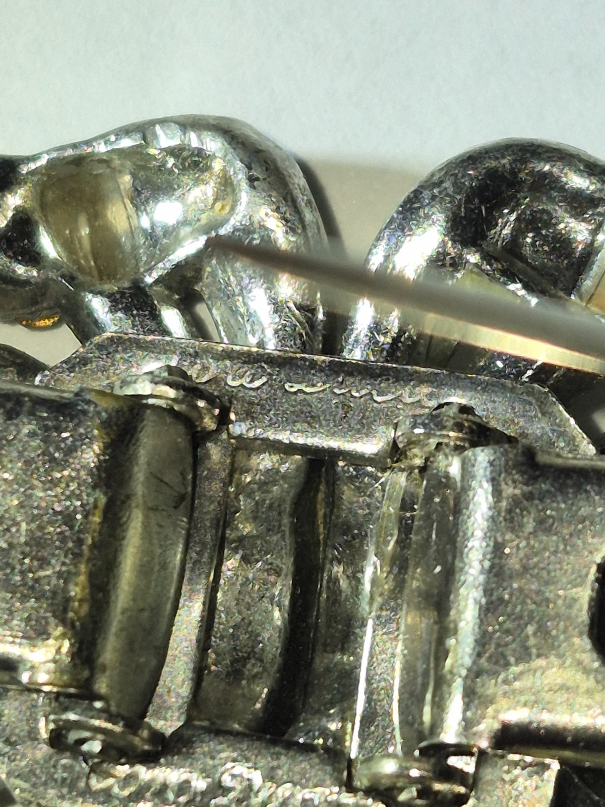 coro duette dress clip brooch signed vintage