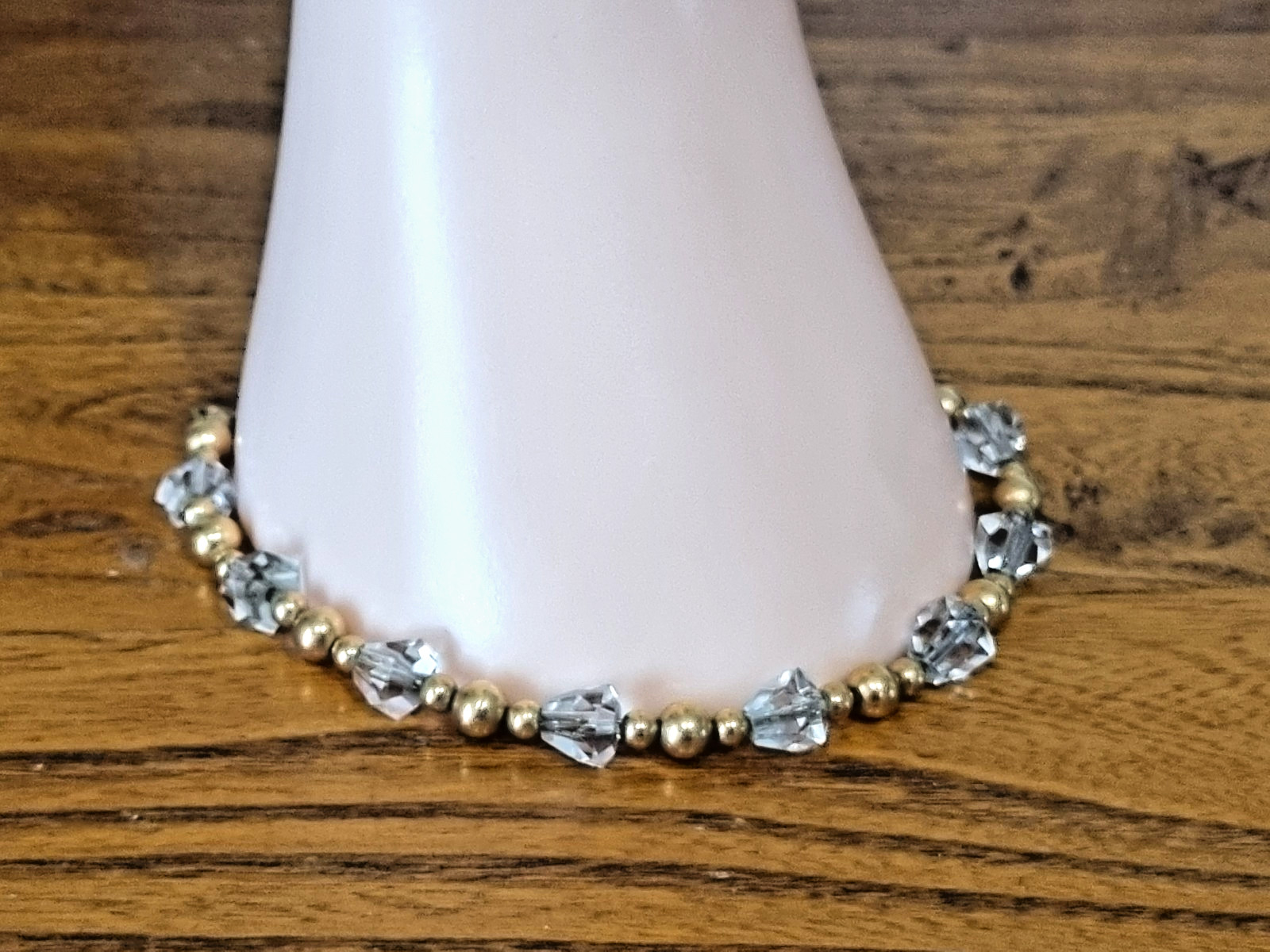Antique 12k Rose Gold Fill Spinel bead Bracelet necklace pair available video