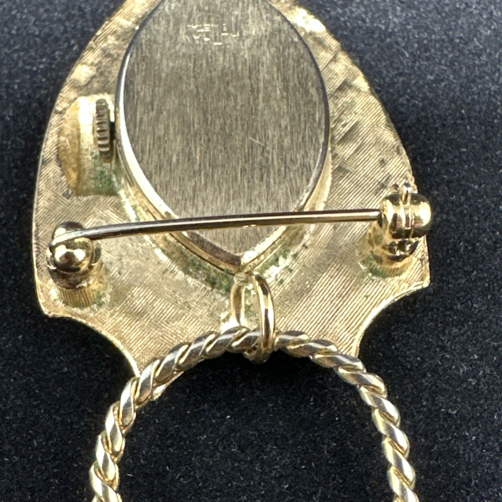 Vintage Waltham 17 Jewel manual wind Brooch necklace Watch original box working