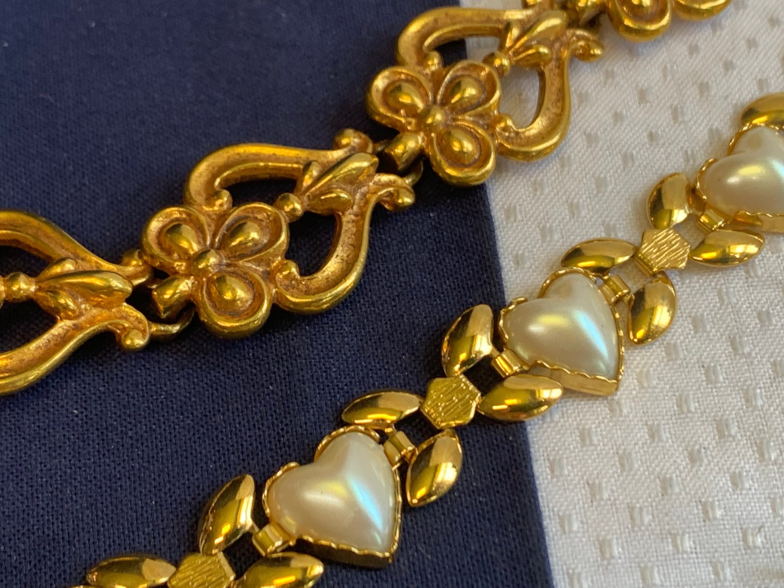 Vtg Costume Jewelry Lot Dauplaise CRL Avon Necklaces Bracelets Anklet Charms