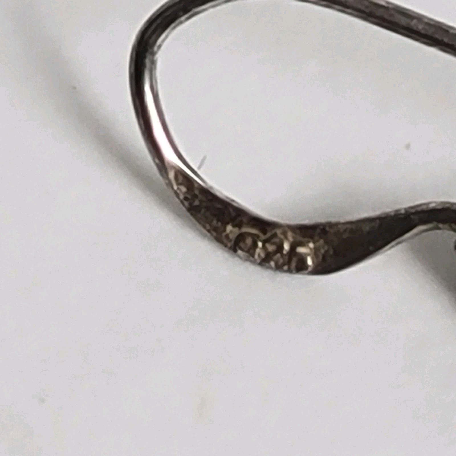 Vintage CW Signed 925 Sterling Silver Black Onyx/MOP Dangle Earrings 1.25 In.