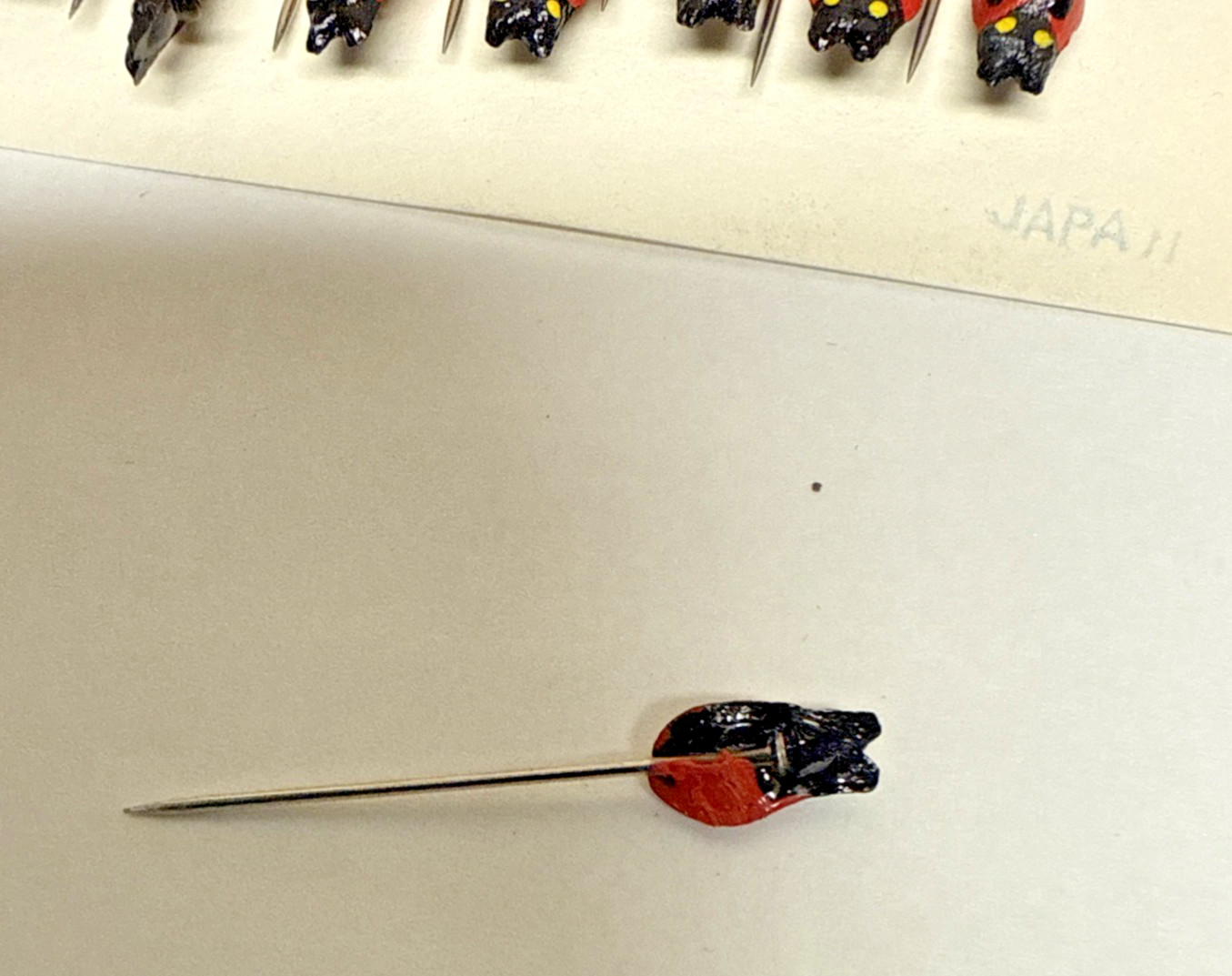 Vintage Ladybug Sewing Pins Lapel Pins Lot Of 24 Preowned