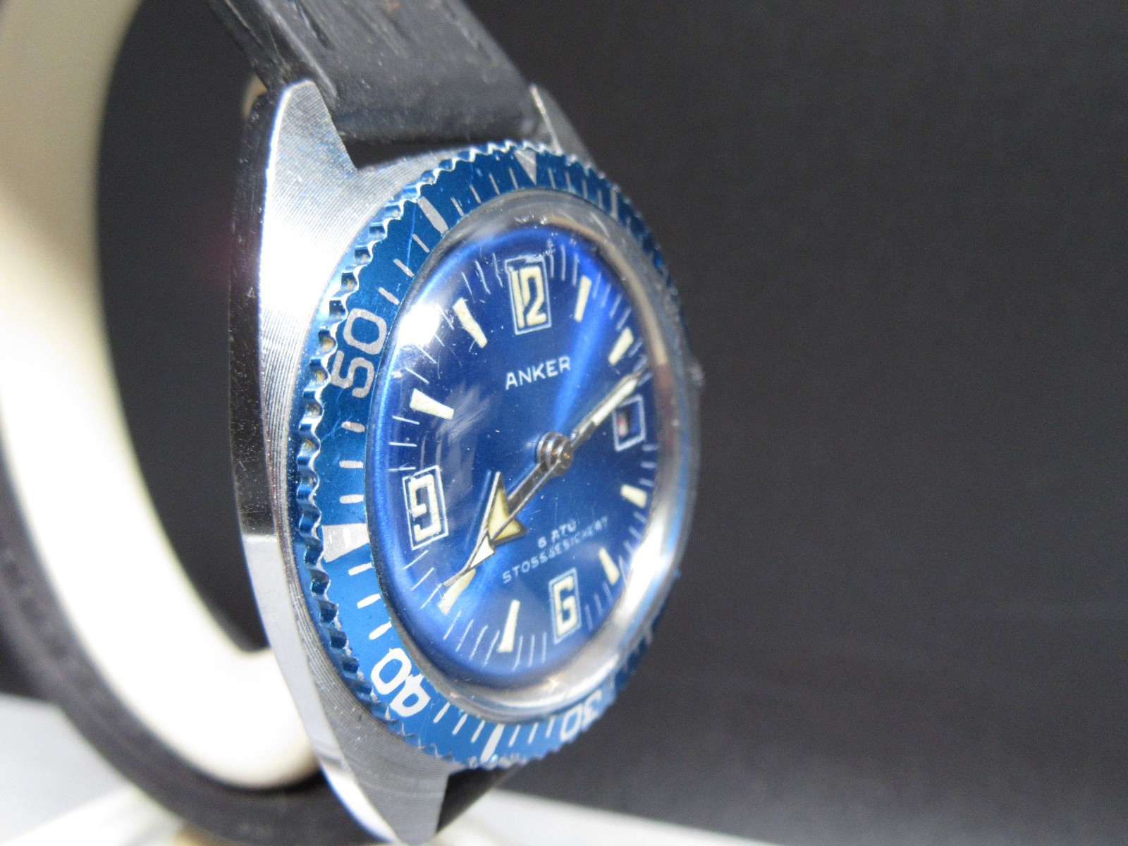 G763 Vintage Meister Anker Skin Diver Hand-Wind Watch