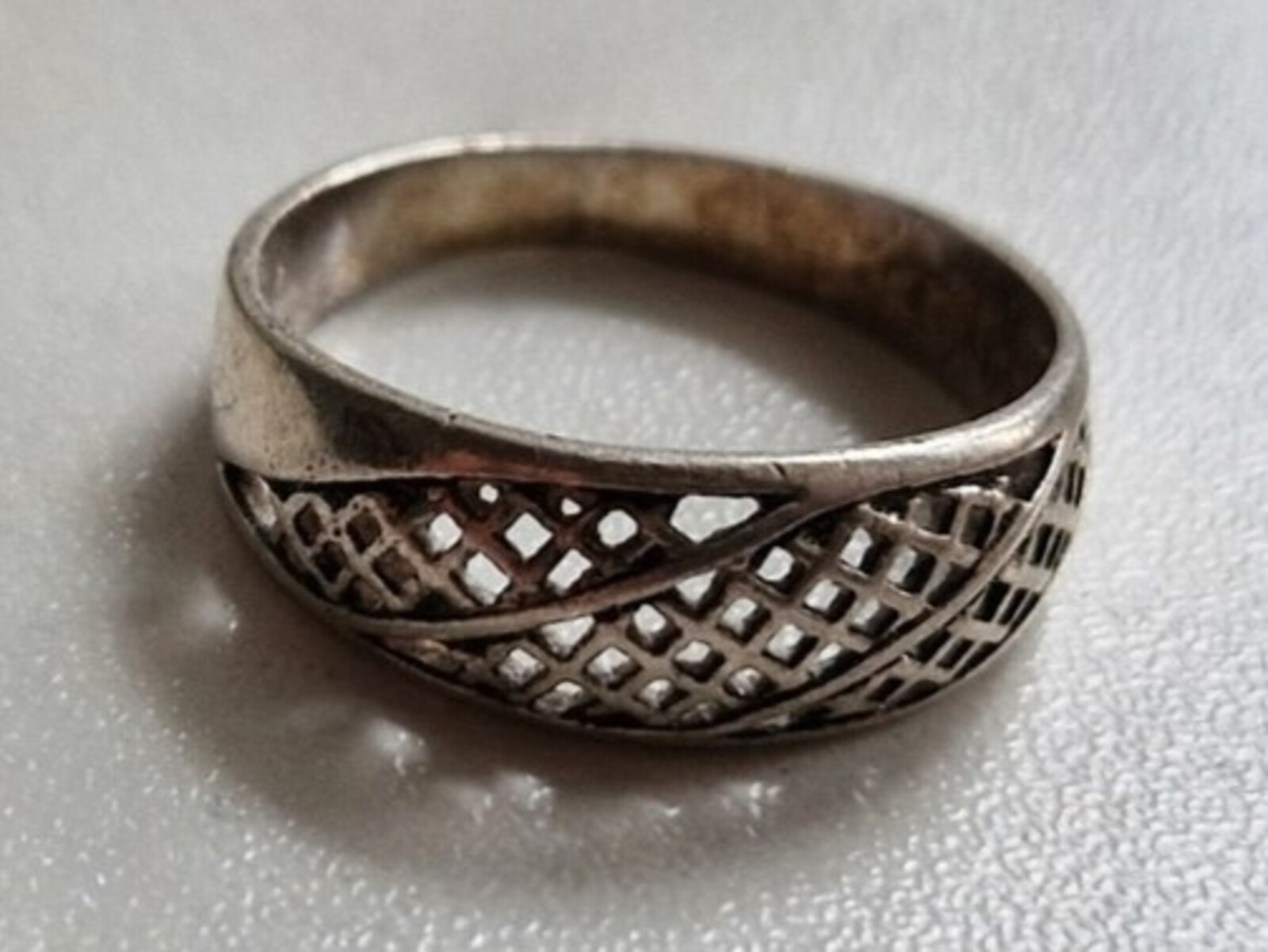 Vintage Soviet USSR ring sterling silver 925 ⭐ Size 8 Weight 2.4 g.