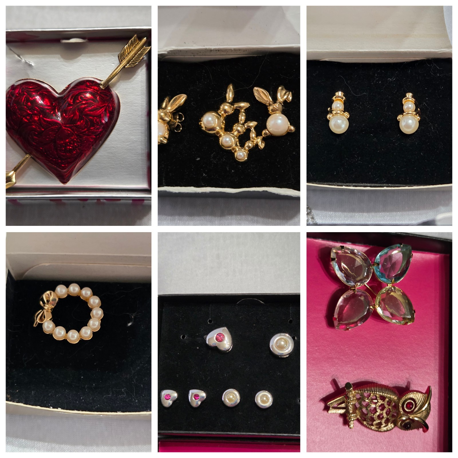 Large Lot Of Avon Jewelry Excellent Condition 25 Pieces Plus Bonus Owl Brooch
