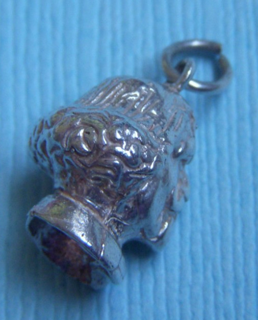 Vintage William Shakespeare England sterling charm