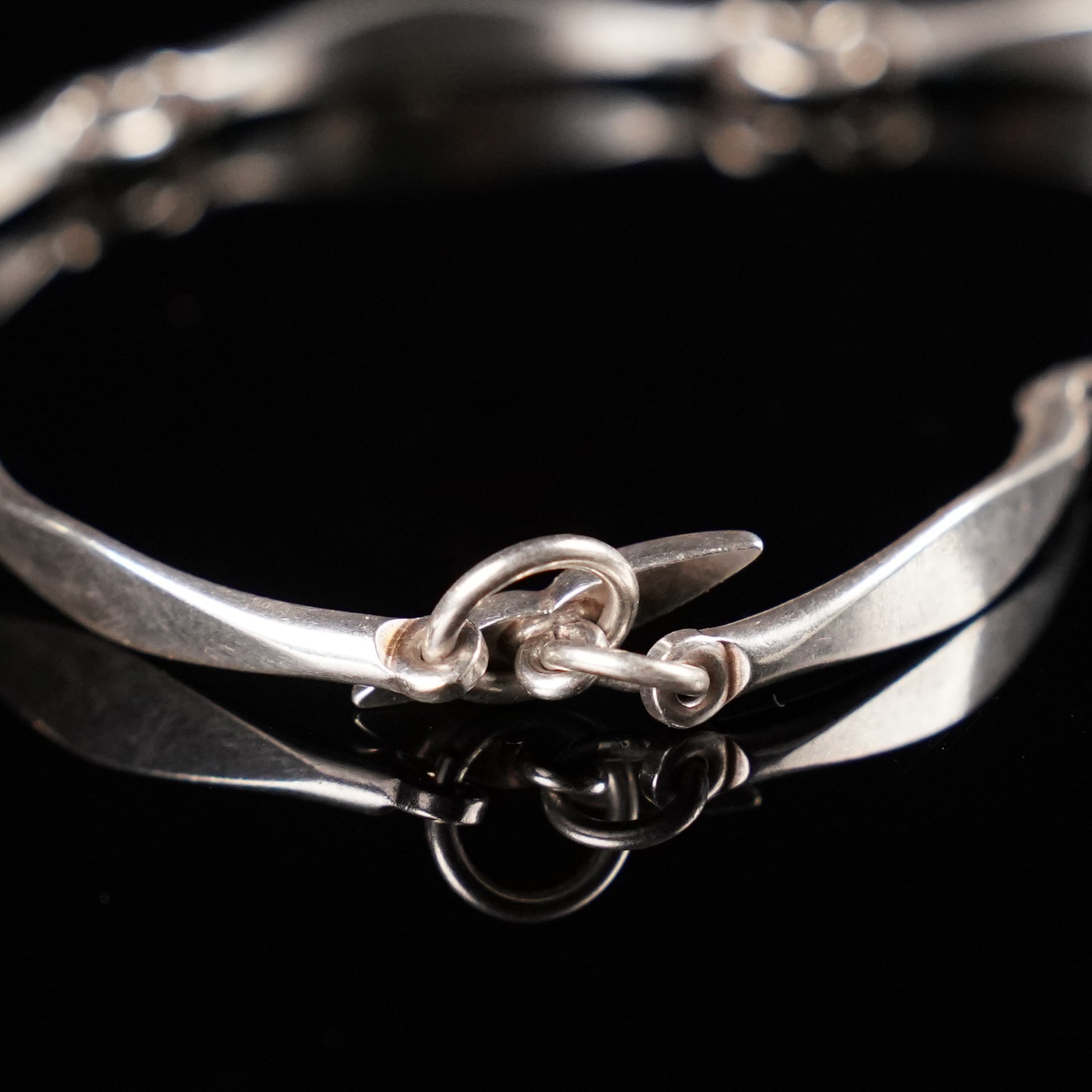 N.E. From Scandinavian Sterling Silver Modernist Bracelet Denmark