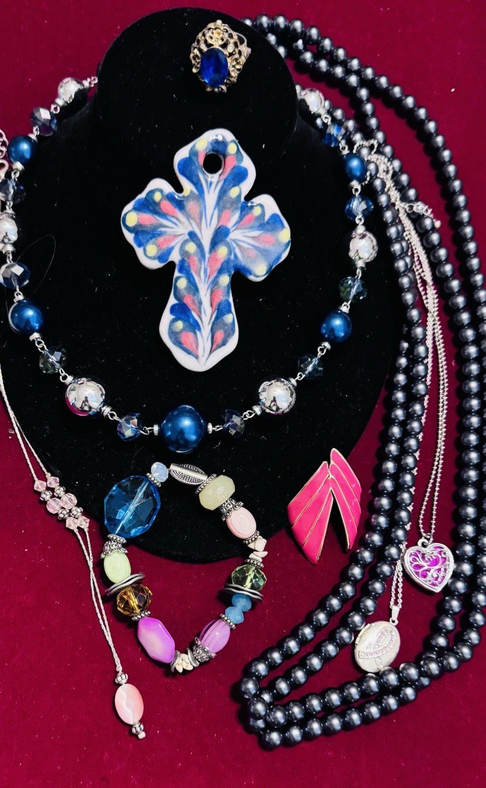 Vintage High End Costume Jewelry Trifari CARA Ethel Myrtle Origami Owl Chicos PD
