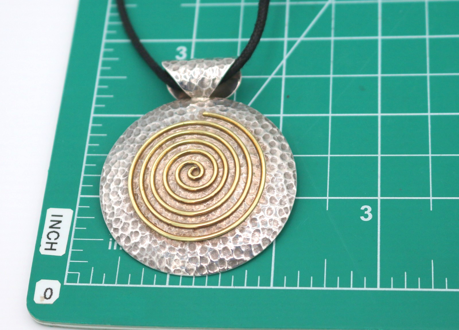 VTG Modernist Dominique Dinouart DDD Mexico Sterling Silver 925 Pendant Necklace