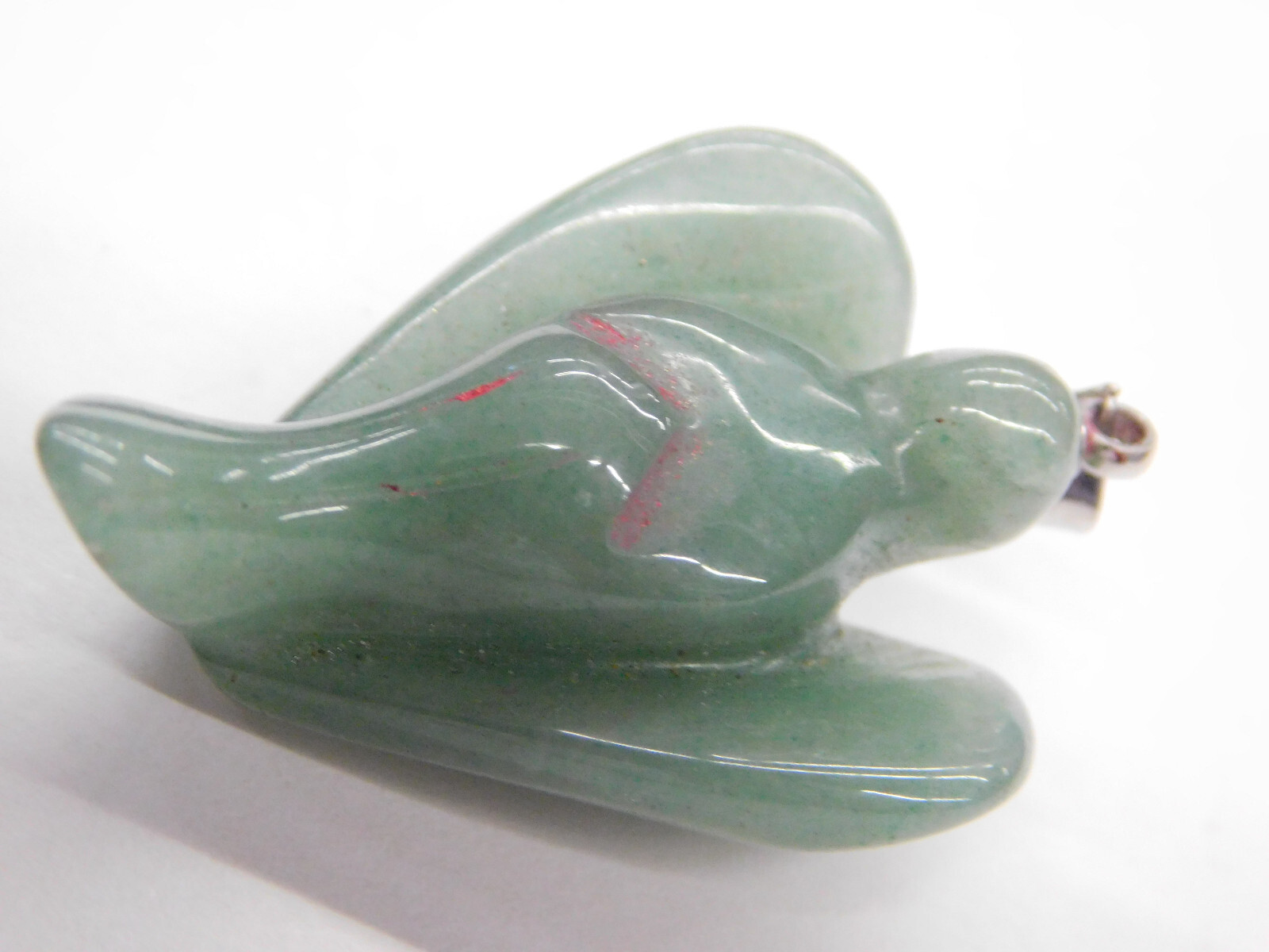 Green Jade Angel Bird Pendant 9.64 grams