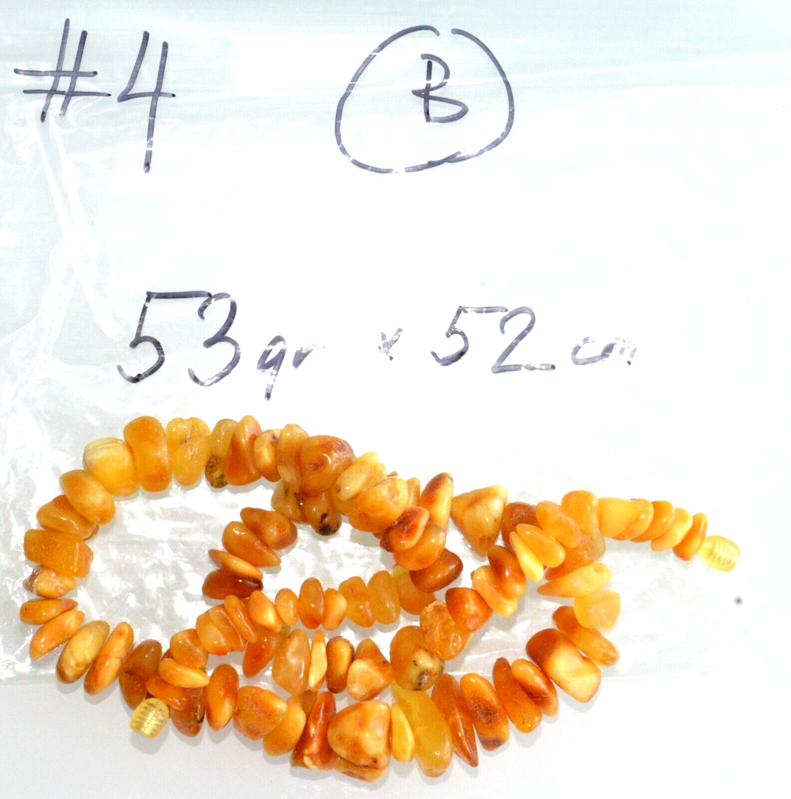 ✅52cm = 54gr RUSSIAN SOVIET BALTIC AMBER BEAD NECKLACE 琥珀 BRACELET STONE PENDANT