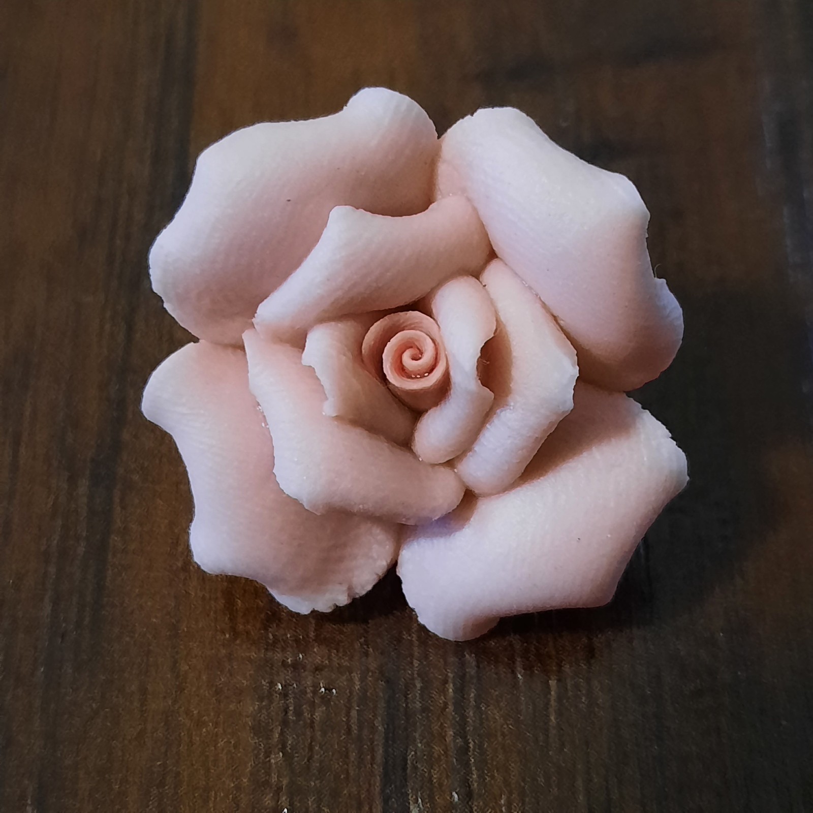 Vintage 1987 Avon Porcelain Pink Petals Pin & Earrings Set~Women’s Jewelry EUC