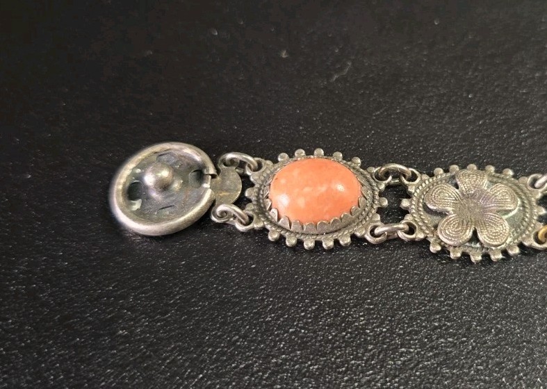Antique Art Deco Czech Glass Bracelet